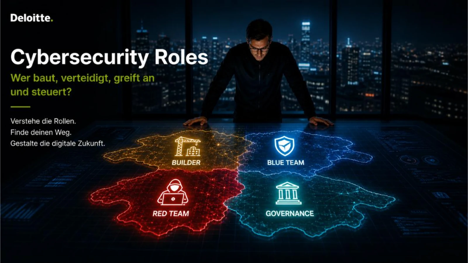 Slide 1 of 19 from Cybersecurity verstehen: Rollen, Wege und Einstiegsmöglichkeiten
